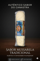 Queijo Mussarela Trança Tradicional e ao Alho +- 500g