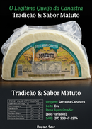 Queijo Minas Canastra  +- 700g