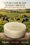 Queijo Meia Cura Artesanal +- 900g
