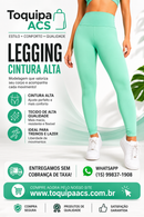 Legging Cintura Alta - (HoneyBe) Tam. G