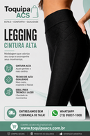 Calça Preta Efeito Lipo Sem Zíper - HoneyBe